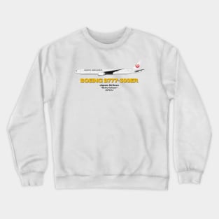 Boeing B777-300ER - Japan Airlines "Retro Colours" Crewneck Sweatshirt